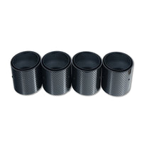 BMW M2, M3, M4 G87/G80/G81/G82/G83 Carbon Exhaust Tips - Black Slash Cut (set Of 4) - view 2