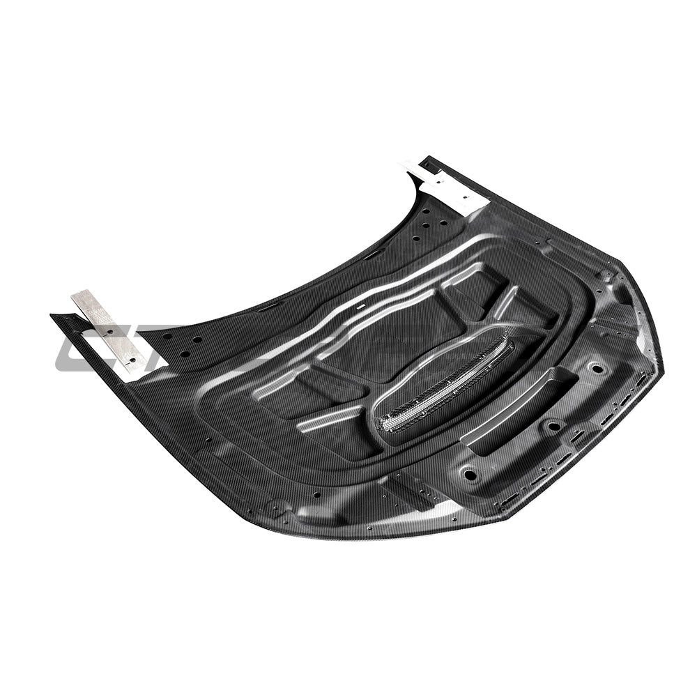 Audi A4/S4/RS4 B9/B9.5 2016-2024 Carbon Fibre Bonnet/hood - view 4