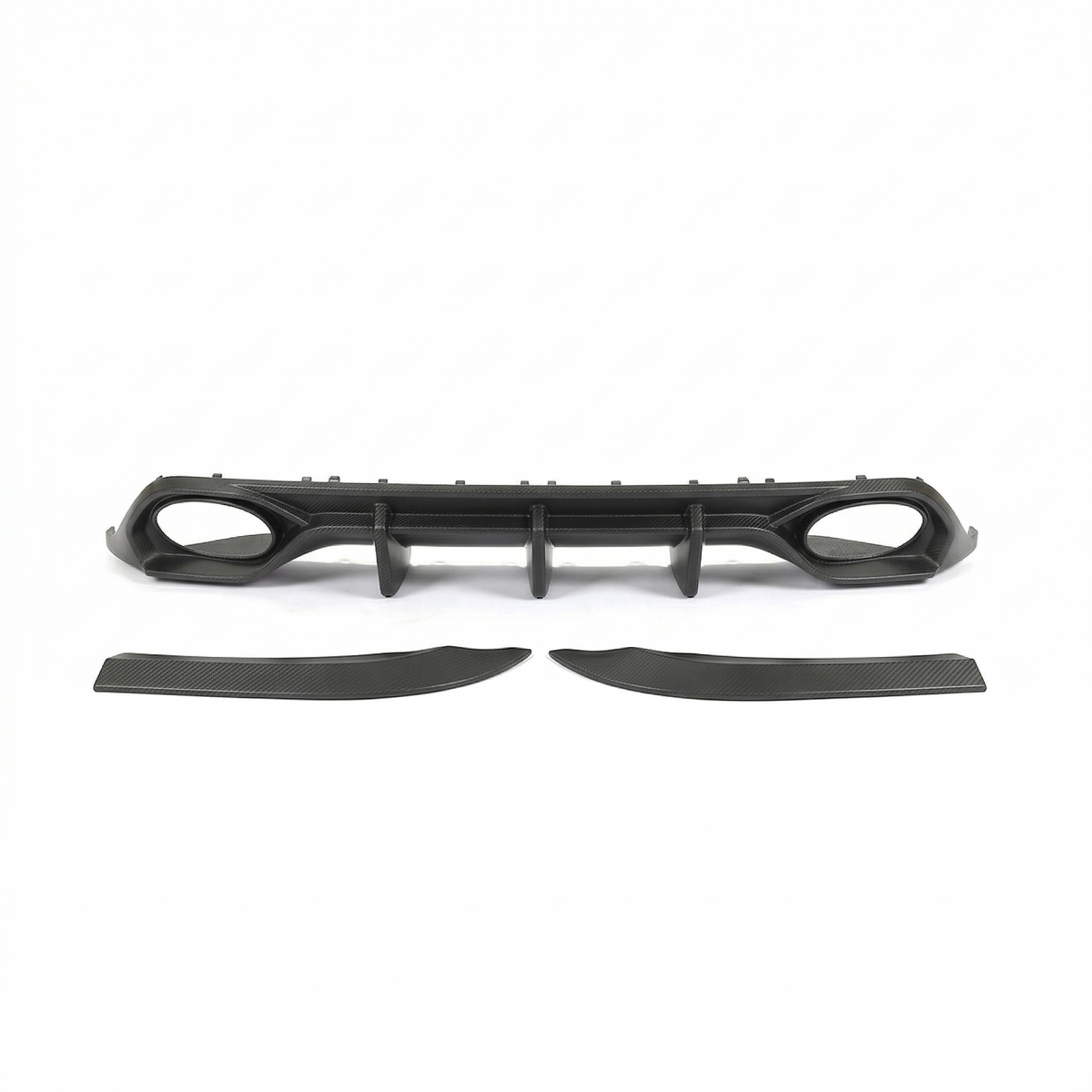 Audi RS3 8Y 2022-2024 Saloon Matte Carbon Fibre Diffuser - V1 - CT Design