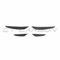 Audi RS3 8Y 2025+ Matte Carbon Fibre Front Bumper Canards - CT Design - view 4