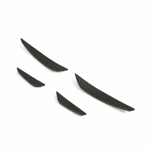 Audi RS3 8Y 2025+ Matte Carbon Fibre Front Bumper Canards - CT Design