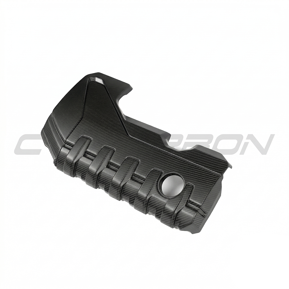 Audi RS3 8Y 2020+ Matte Carbon Fibre Engine Cover - CT Design - view 2