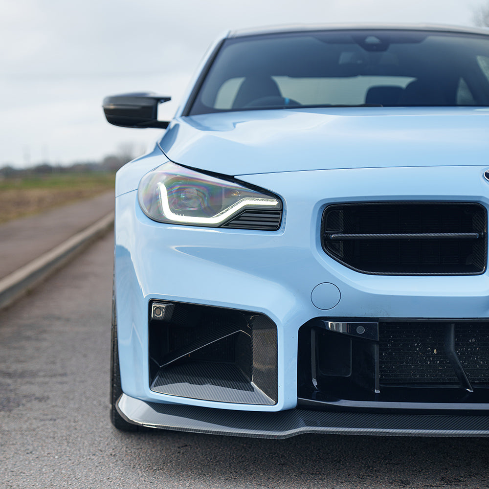 BMW G87 M2 2023+ Carbon Fibre Splitter - V5 - CT Design - view 6