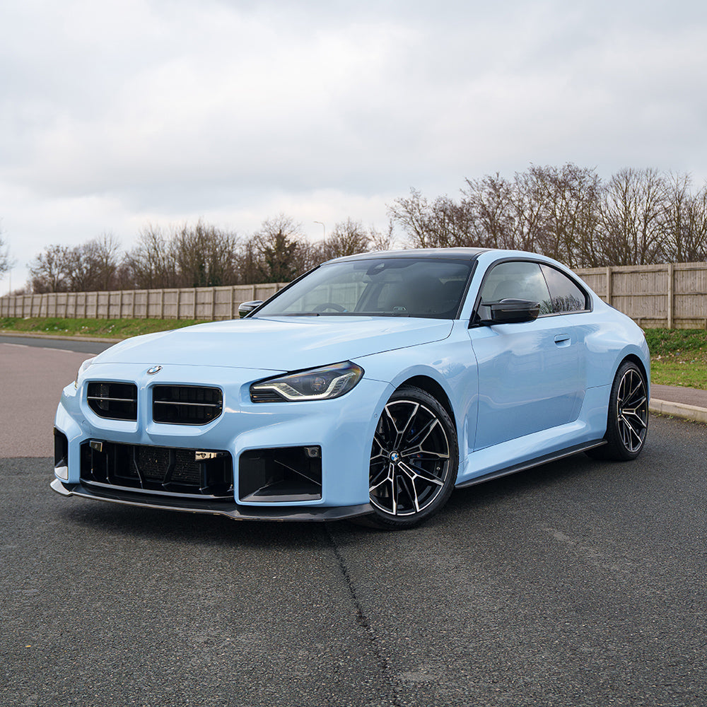 BMW G87 M2 2023+ Carbon Fibre Splitter - V5 - CT Design - view 2