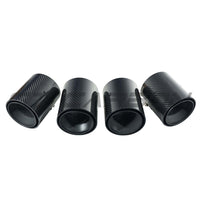 BMW M2, M3, M4 G87/G80/G81/G82/G83 Carbon Exhaust Tips - Black Straight Cut (set Of 4) - view 4