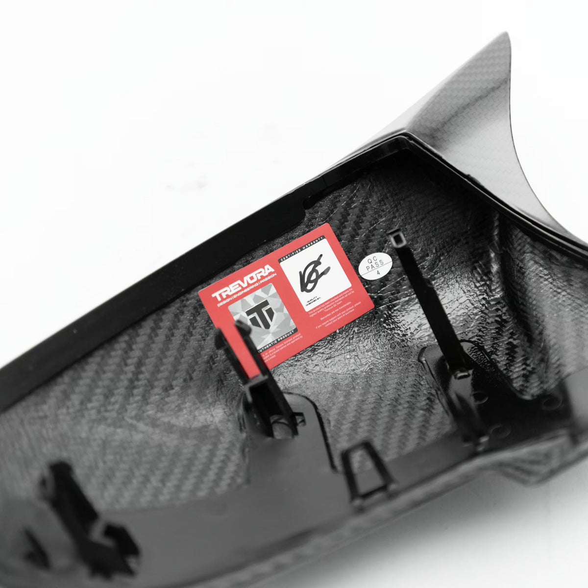 BMW F Chassis Pre-preg Carbon Fibre M Style Wing Mirror Covers by TREVORA (2012-2019)