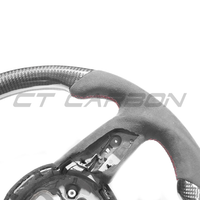 Audi B9 & 8V 2016-2024 Carbon Fibre / Alcantara Flat Bottom Custom Steering Wheel - view 6