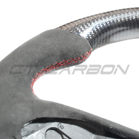 Audi B9 & 8V 2016-2024 Carbon Fibre / Alcantara Flat Bottom Custom Steering Wheel - view 5