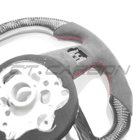 Audi B9 & 8V 2016-2024 Carbon Fibre / Alcantara Flat Bottom Custom Steering Wheel - view 2