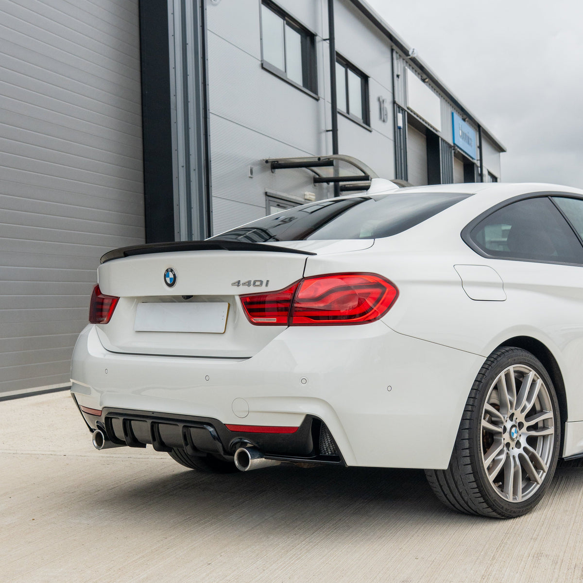 BMW F32 4 Series 2013-2020 Gloss Black Spoiler - V1 - view 4