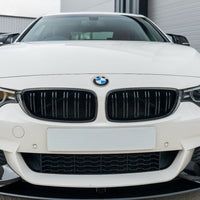 BMW M4 F82 / F83 & F32/F33/F36 4 Series Double Slat Black Grilles - view 3