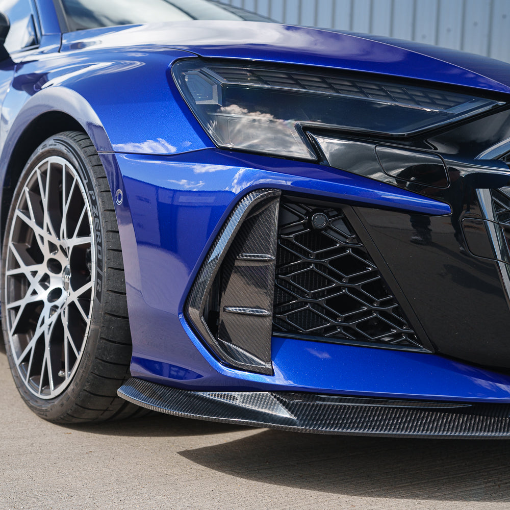Audi RS3 8Y 2025+ Carbon Fibre Front Bumper Vents- CT Design - view 2