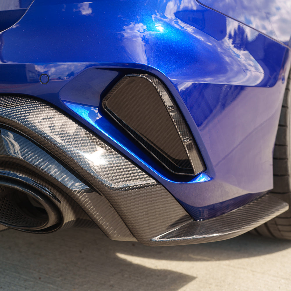 Audi RS3 8Y 2025+ Carbon Fibre Rear Reflector Delete - CT Design - view 2