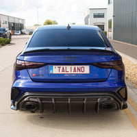 Audi RS3 8Y 2025+ Saloon Carbon Fibre Diffuser - V1 - CT Design - view 3