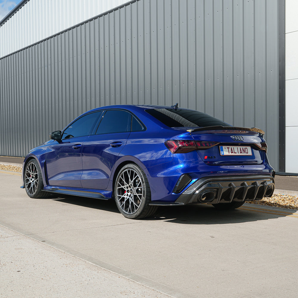 Audi RS3 8Y 2025+ Saloon Carbon Fibre Diffuser - V1 - CT Design - view 6