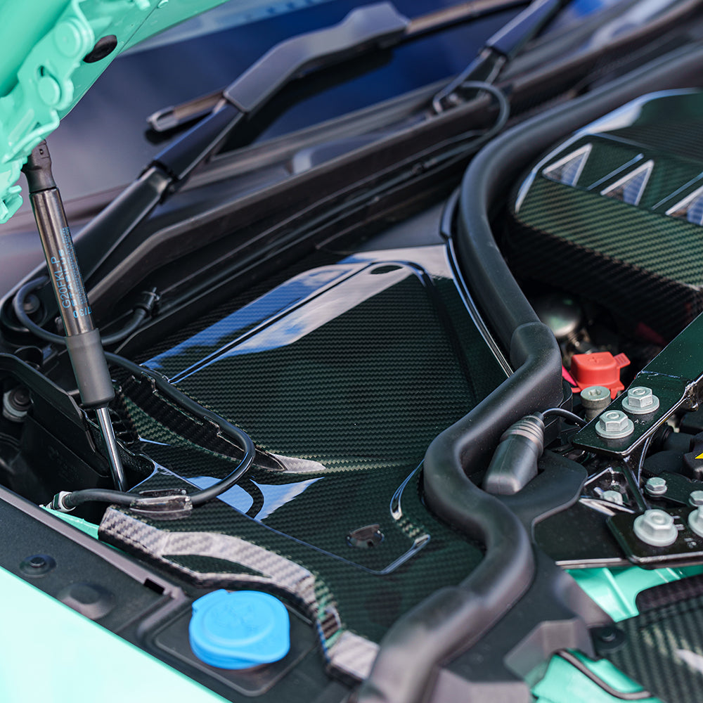 BMW M2 M3 & M4 G87/G80/G81/G82/G83 Carbon Fibre Engine Bay Upper Trim - Rhd - view 3