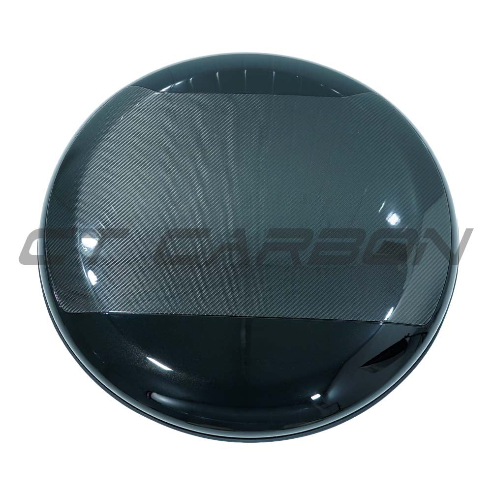 Land Rover Defender L663 90/110/130 Carbon Fibre Spare Wheel Cover - view 2