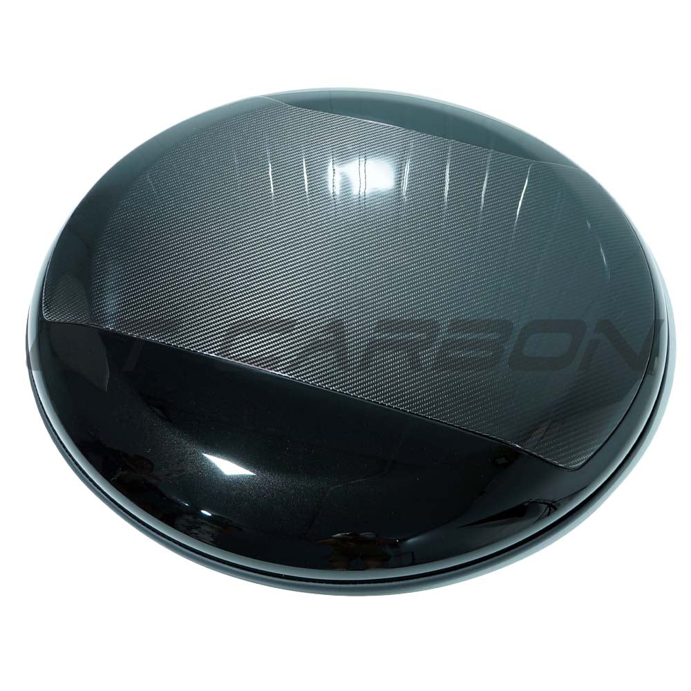 Land Rover Defender L663 90/110/130 Carbon Fibre Spare Wheel Cover - view 3