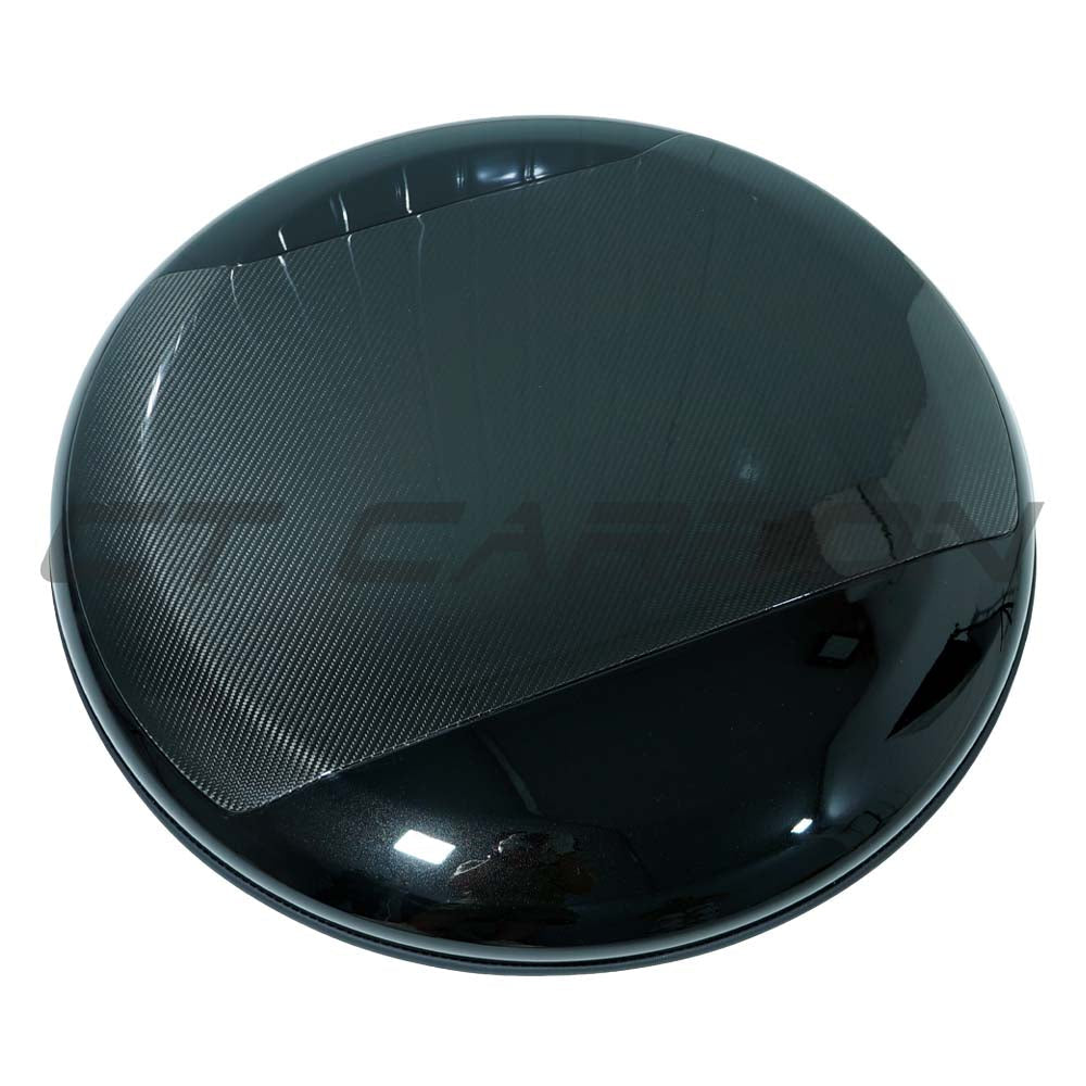 Land Rover Defender L663 90/110/130 Carbon Fibre Spare Wheel Cover - view 4