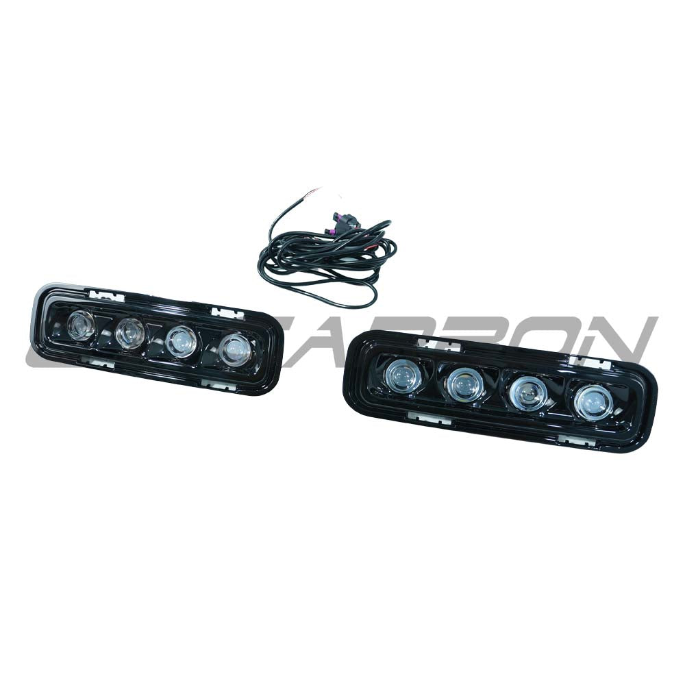 Defender 90/110/130 L663 2020+ Gloss Black Led Fog Lights - view 2
