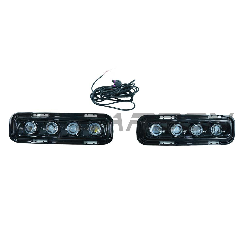 Defender 90/110/130 L663 2020+ Gloss Black Led Fog Lights - view 4