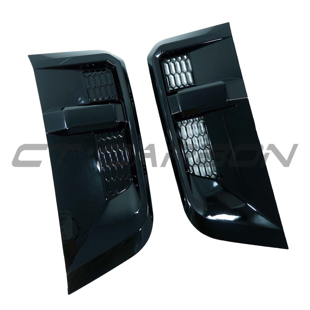 Defender 90/110/130 L663 2020+ Gloss Black Wing/fender Vents - V1 - view 3