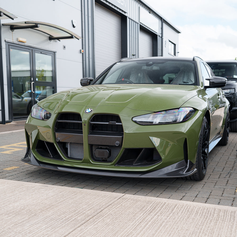BMW M3/M4 G80/G81/G82/G83 Carbon Fibre Grille - With Acc - V3 - view 4