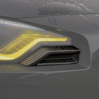 BMW G87 M2 Carbon Fibre Front Head Light Add On - CT Design - view 3