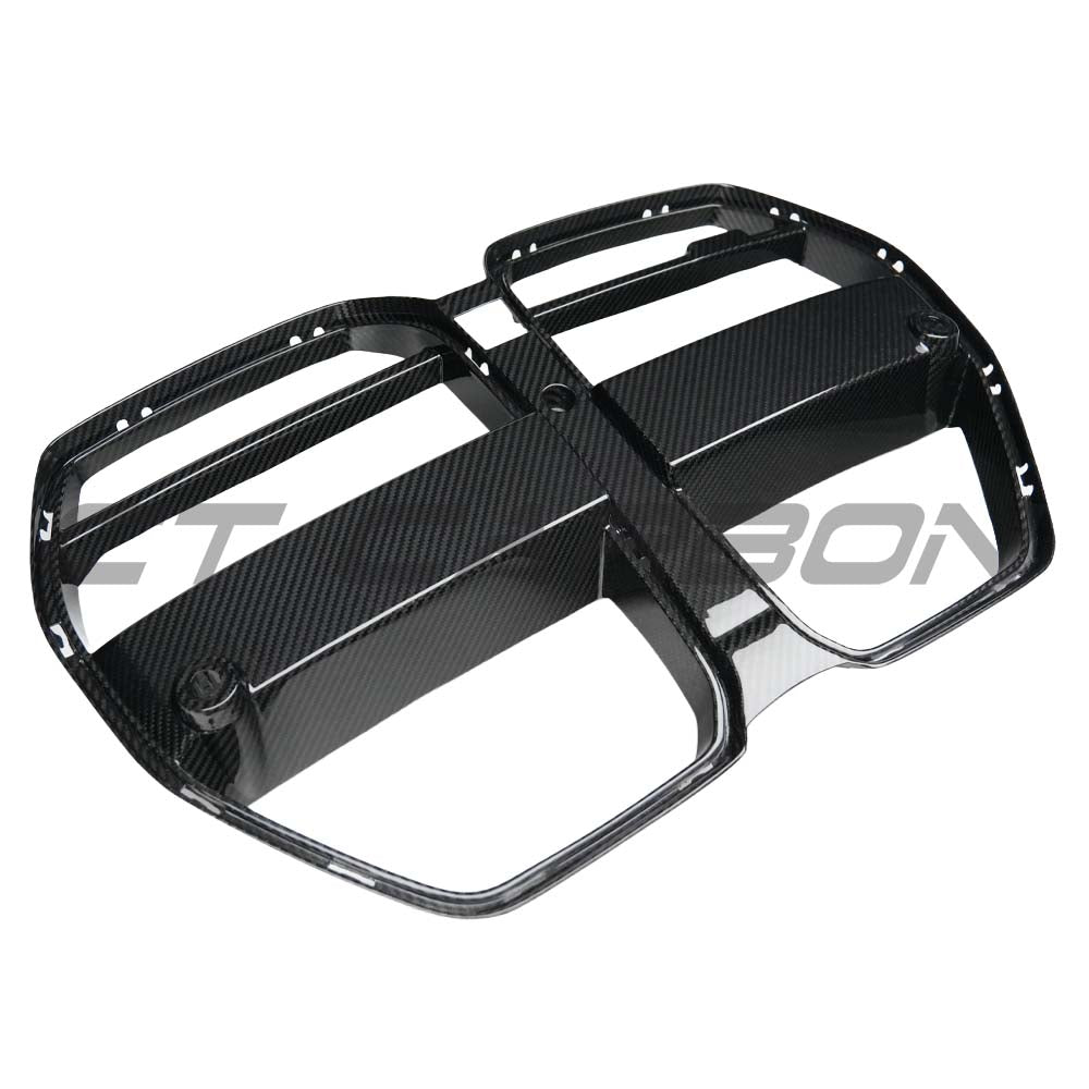 BMW M3/M4 G80/G81/G82/G83 Carbon Fibre Grille - With Acc - V3 - view 6