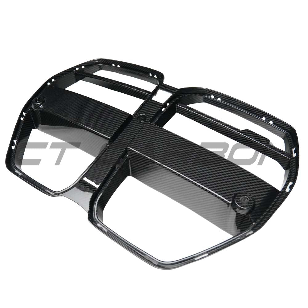 BMW M3/M4 G80/G81/G82/G83 Carbon Fibre Grille - With Acc - V3 - view 7