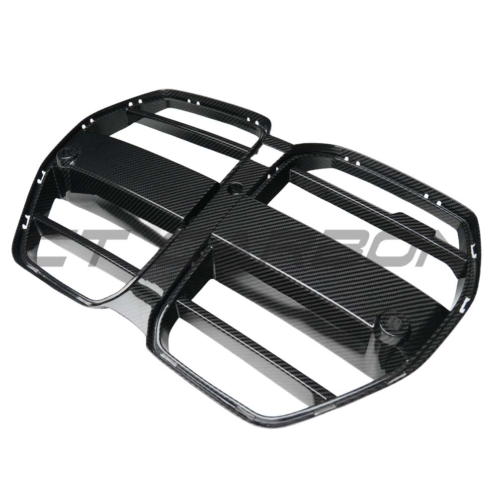 BMW M3/M4 G80/G81/G82/G83 Carbon Fibre Grille - Without Acc - V3 - view 3