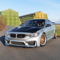 BMW M3/M4 (F80 F82 F83) 2014-2020 Carbon Fibre Splitter - V4 - view 2