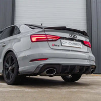 Audi RS3 8V Saloon Rear Carbon Diffuser With Dtm Light - view 2