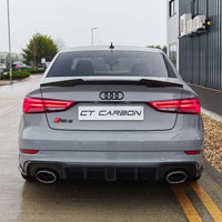Audi RS3 8V Saloon Rear Carbon Diffuser With Dtm Light - view 5