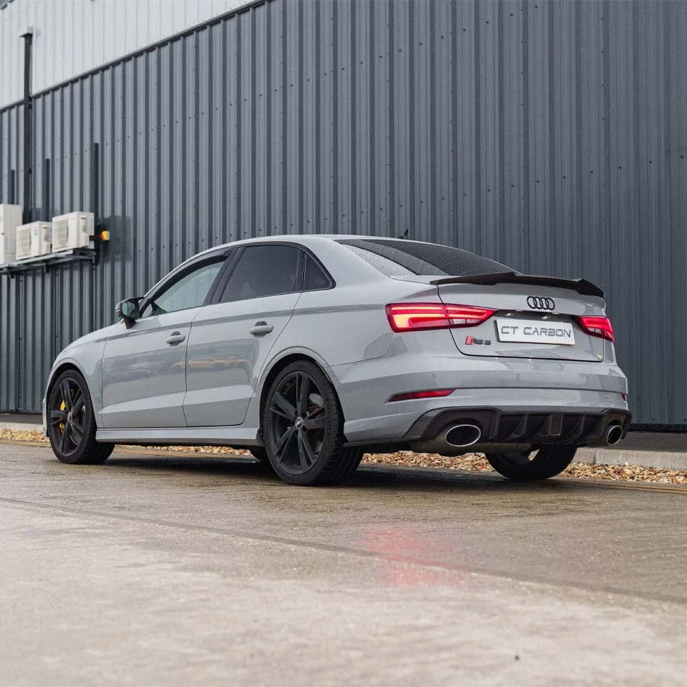 Audi RS3 8V Saloon Rear Carbon Diffuser With Dtm Light - view 3
