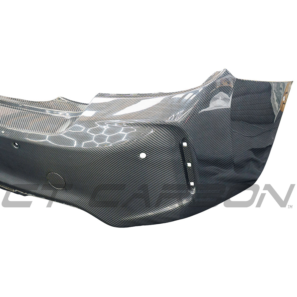 BMW F87 M2/M2C Carbon Pre-preg Fibre Rear Bumper - view 2