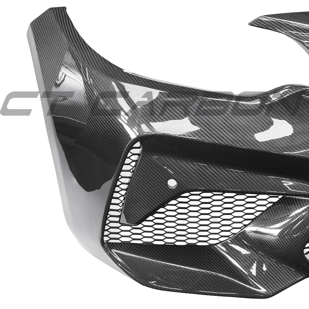 BMW F87 M2C Carbon Pre-preg Fibre Front Bumper - view 2