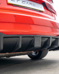 Audi RS3 8V Saloon Rear Carbon Diffuser With Dtm Light - view 7