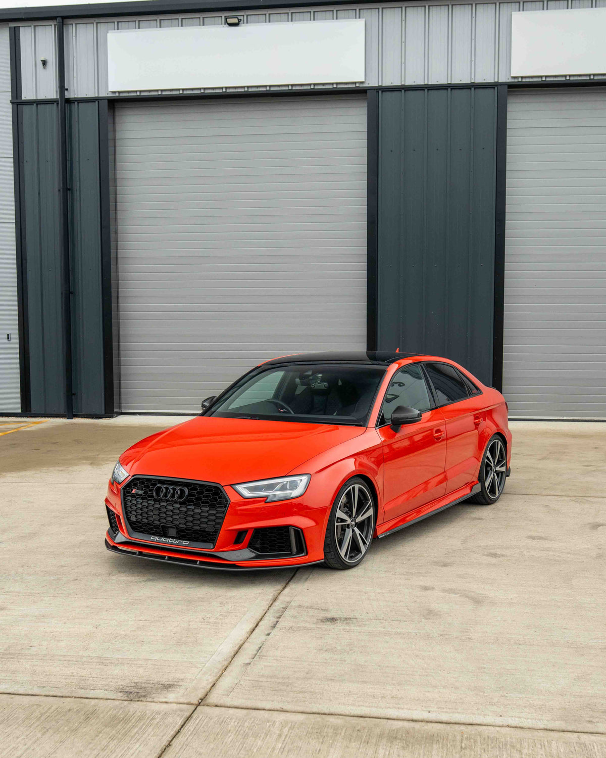 Audi RS3 8V Saloon Carbon Fibre Splitter V1 - view 9