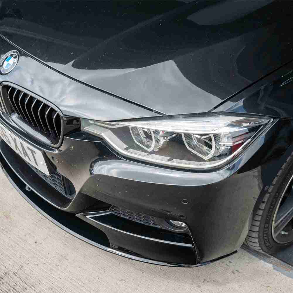 BMW 3 Series F30/F31 Gloss Black Splitter - V1 - view 3