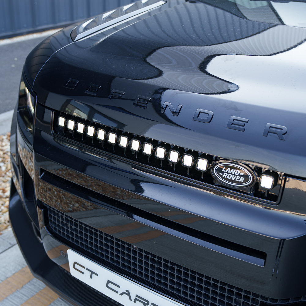 Land Rover Defender L663 2019+ Yellow Led Grille - V3 - view 3