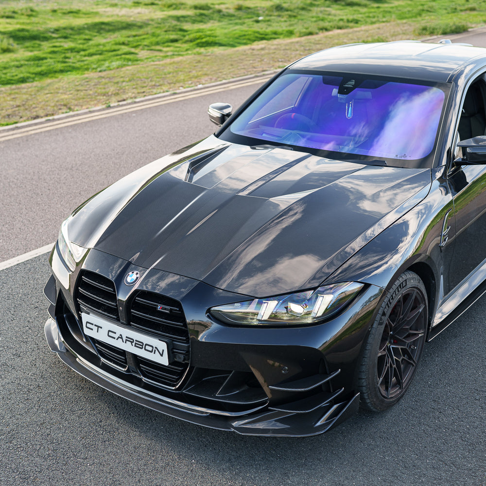 BMW G80/G81/G82/G83 M3/M4 2021+ Dry Carbon Fibre Bonnet/hood - CT Design - view 4