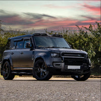Defender L663 Gloss Black Roof Light Pod Kit - view 4