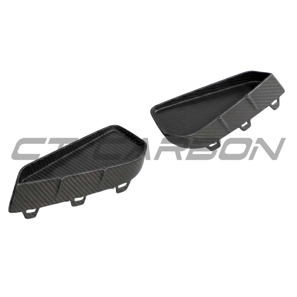 Audi RS3 8Y 2025+ Matte Carbon Fibre Rear Reflector Delete - CT Design - view 2