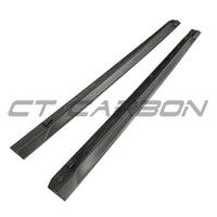 Audi RS3 8Y 2022+ Matte Carbon Fibre Side Skirts - CT Design V2 - view 5