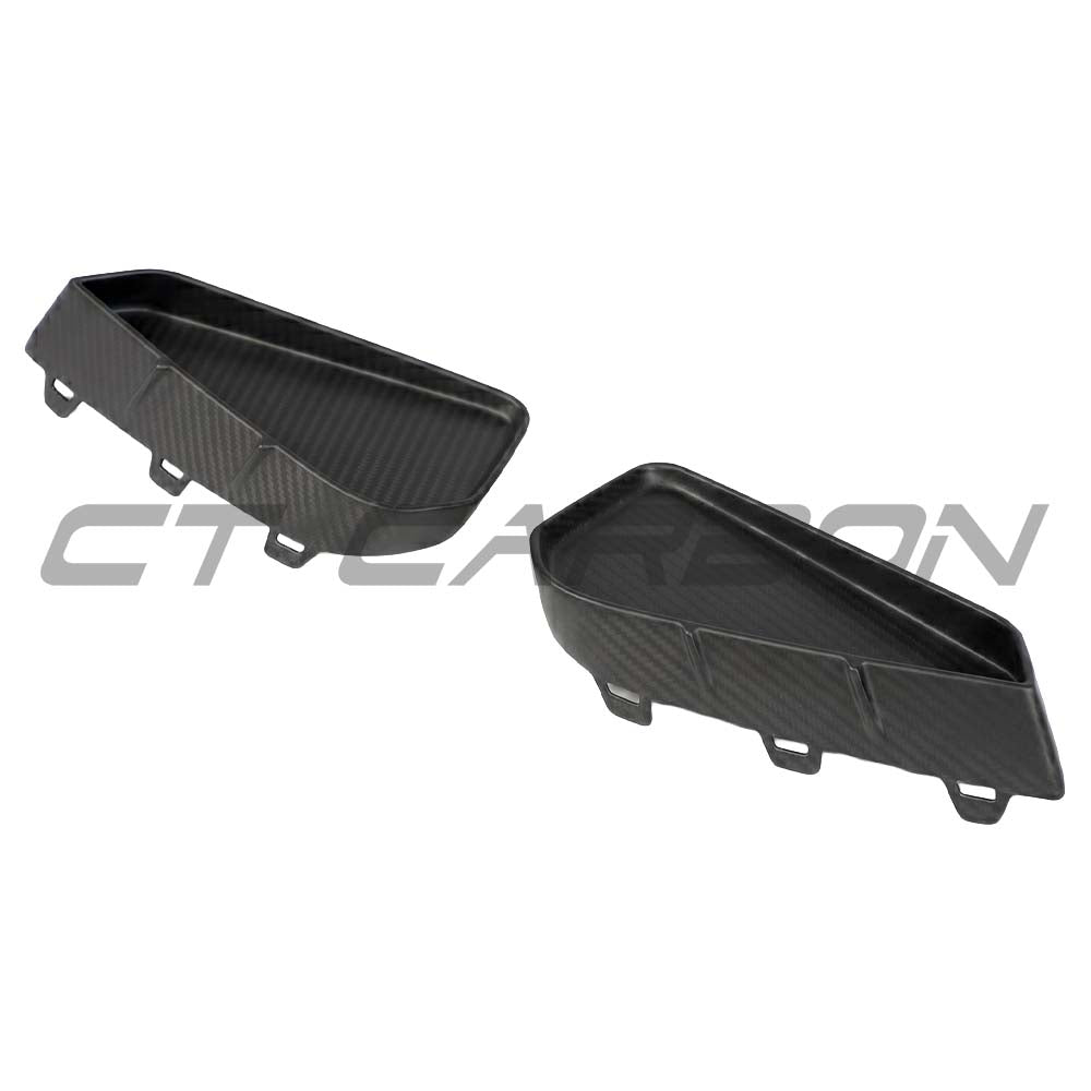 Audi RS3 8Y 2025+ Matte Carbon Fibre Rear Reflector Delete - CT Design - view 6