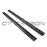 Audi RS3 8Y 2022+ Matte Carbon Fibre Side Skirts - CT Design V2 - view 2