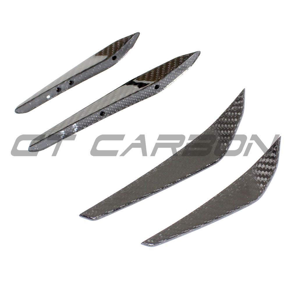 BMW M3/M4 (G80 G81 G82 G83) 2021+ Carbon Fibre Front Bumper Canards - view 3