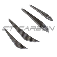 BMW M3/M4 (G80 G81 G82 G83) 2021+ Carbon Fibre Front Bumper Canards - view 4