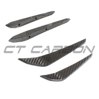 BMW M3/M4 (G80 G81 G82 G83) 2021+ Carbon Fibre Front Bumper Canards - view 5